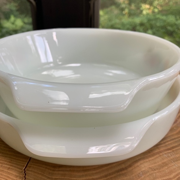 Anchor Hocking Fire King 437 1.5 Qt & 429 Casseroles w Lid Natures Bounty Fruit - Picture 8 of 10